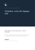 Band 2 – Verändern, wenn alle dagegen sind