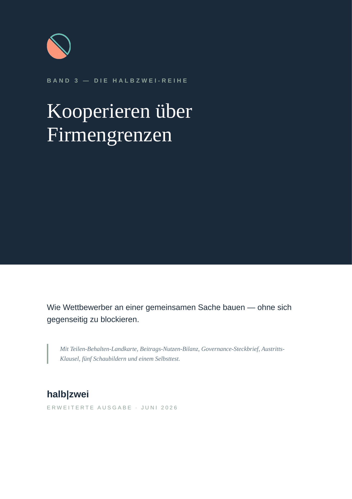 Band 3 – Kooperieren über Firmengrenzen
