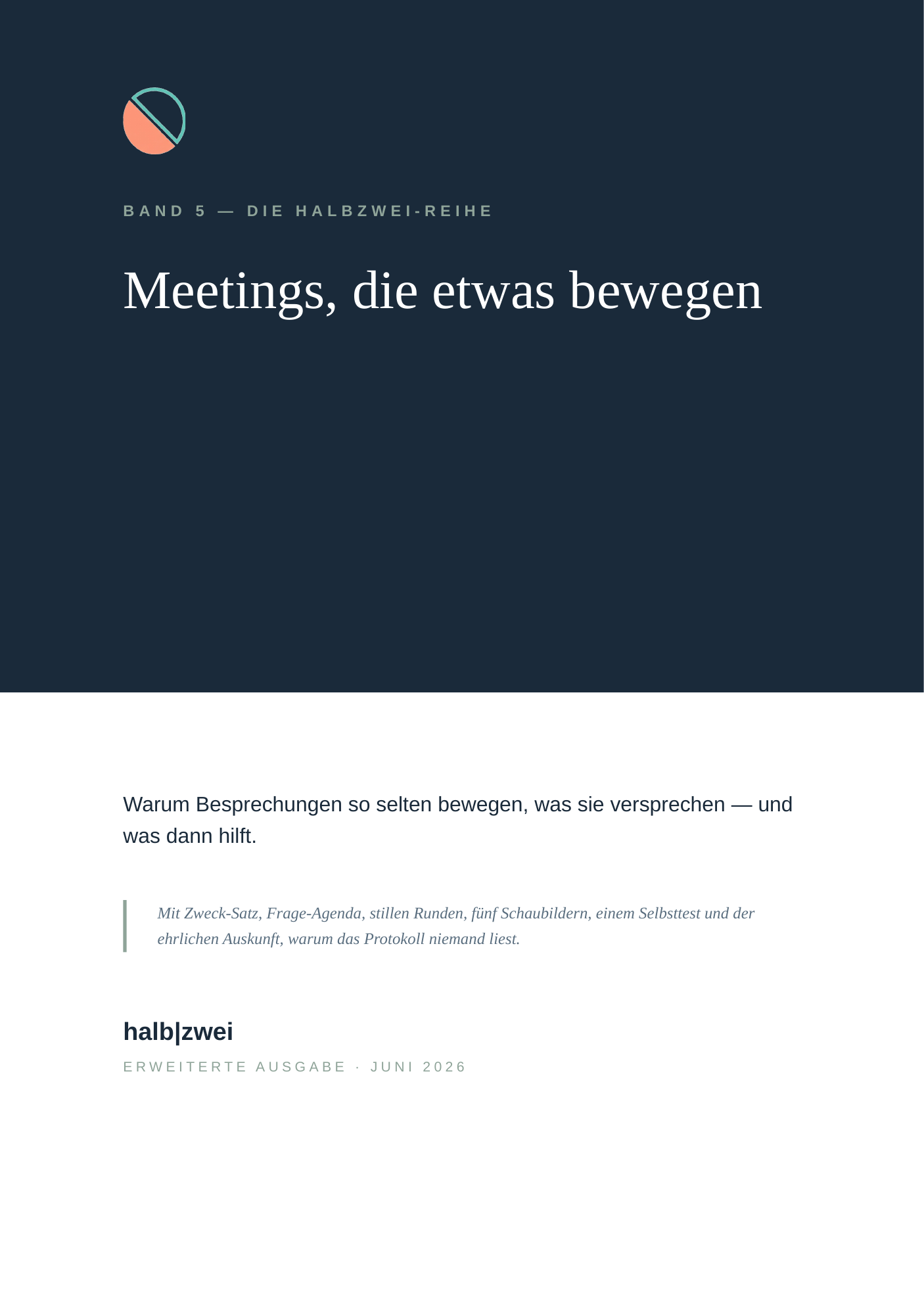 Band 5 – Meetings, die etwas bewegen