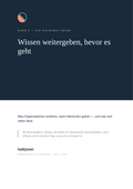 Band 8 – Wissen weitergeben, bevor es geht