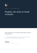 Band 9 – Projekte, die nicht im Sande verlaufen