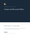 Claude und Microsoft Office