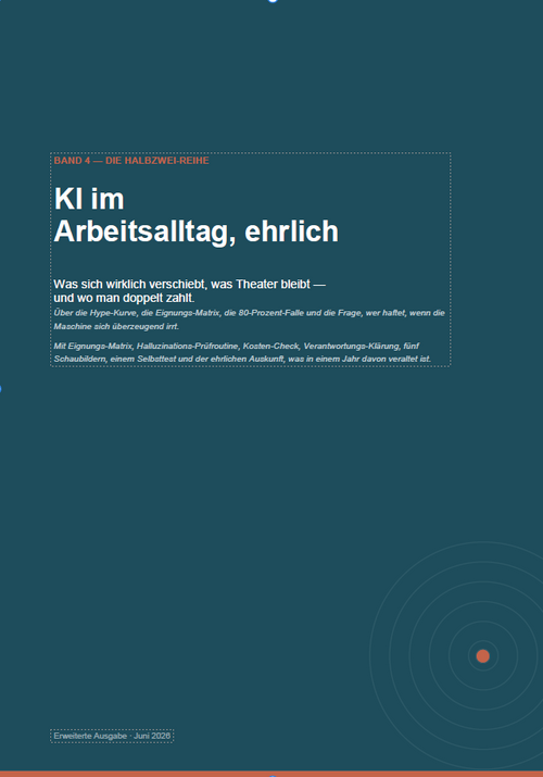 Band 4 – KI im Arbeitsalltag, ehrlich
