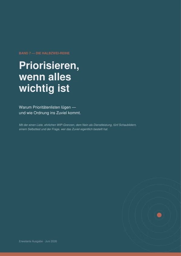 Band 7 – Priorisieren, wenn alles wichtig ist