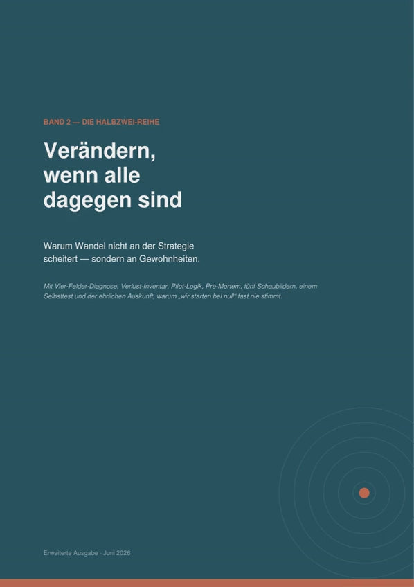 Band 2 – Verändern, wenn alle dagegen sind